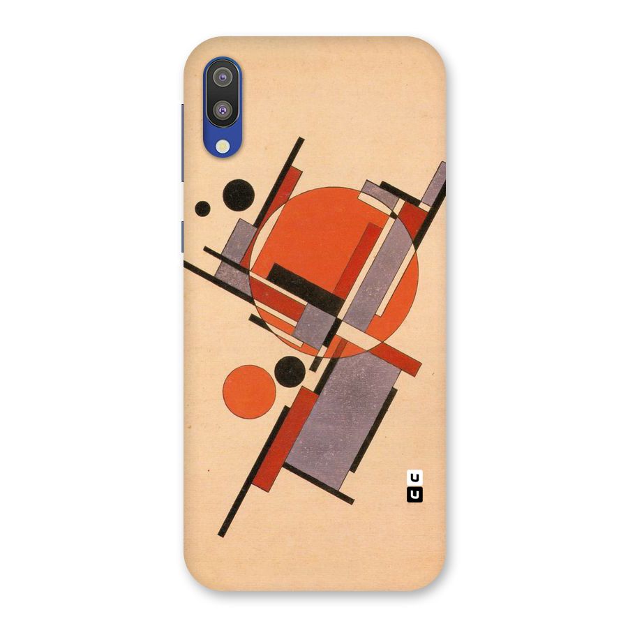 Geo Abstract Metrics Back Case for Galaxy M10