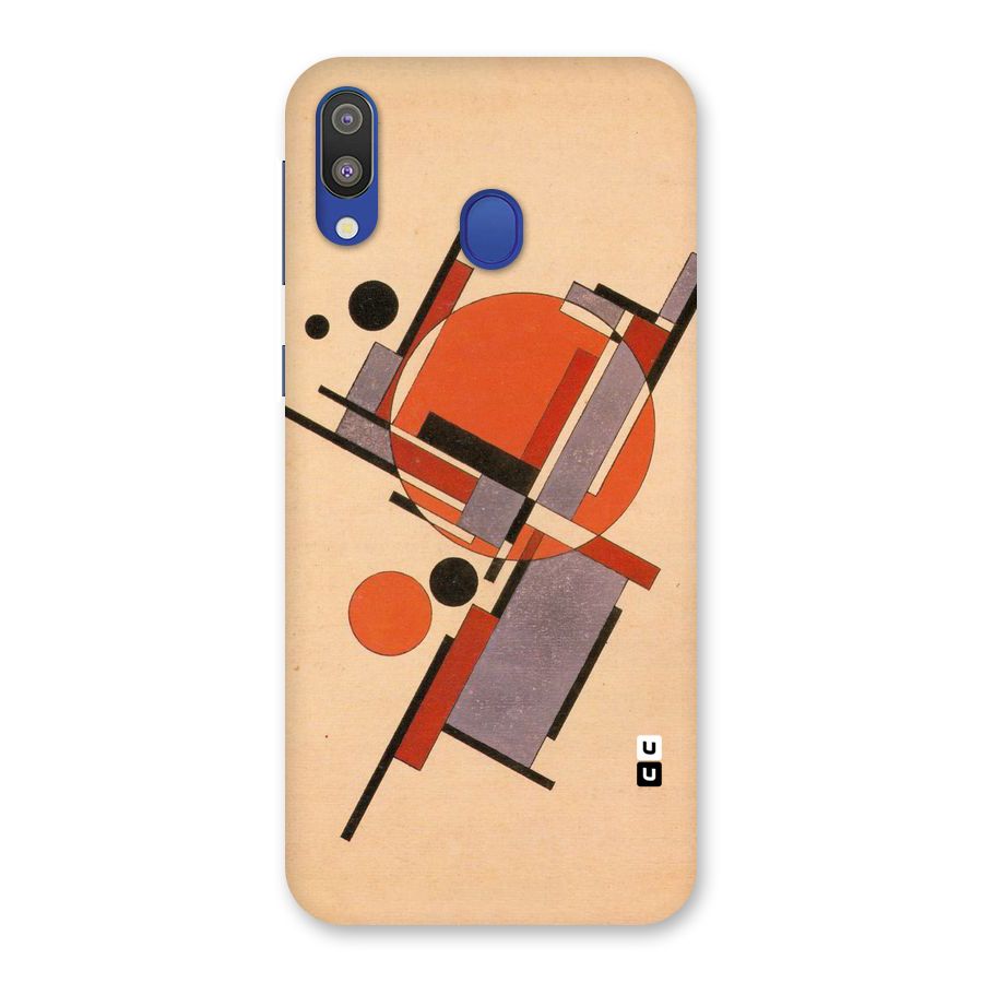 Geo Abstract Metrics Back Case for Galaxy M20