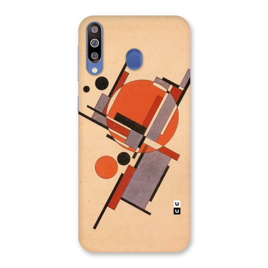 Geo Abstract Metrics Back Case for Galaxy M30