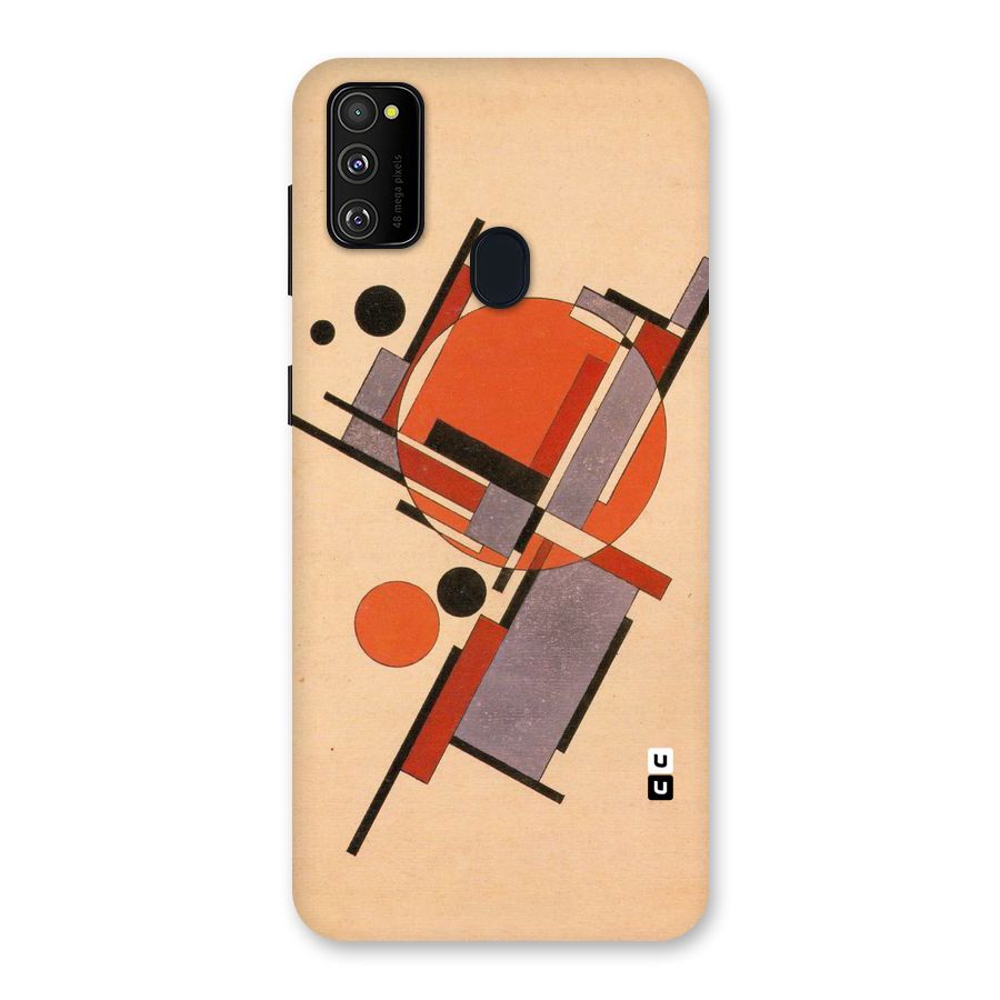 Geo Abstract Metrics Back Case for Galaxy M30s