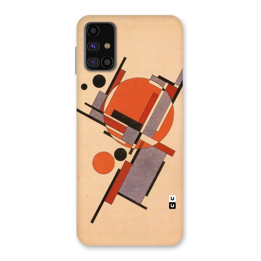 Geo Abstract Metrics Back Case for Galaxy M31s