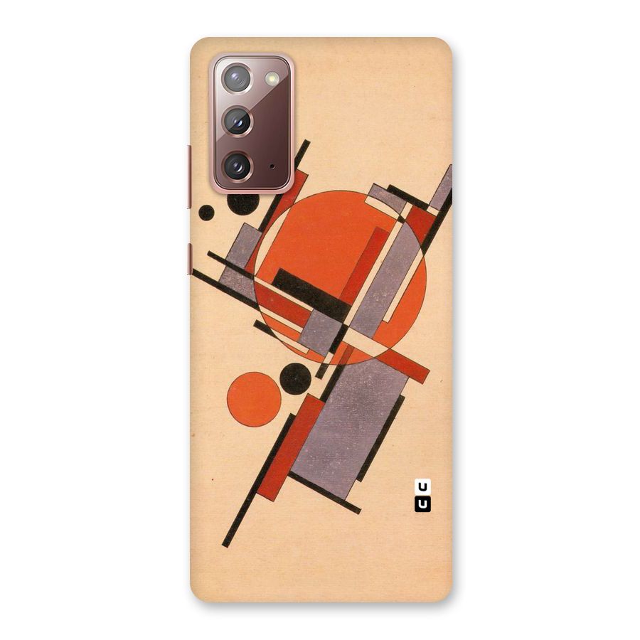 Geo Abstract Metrics Back Case for Galaxy Note 20