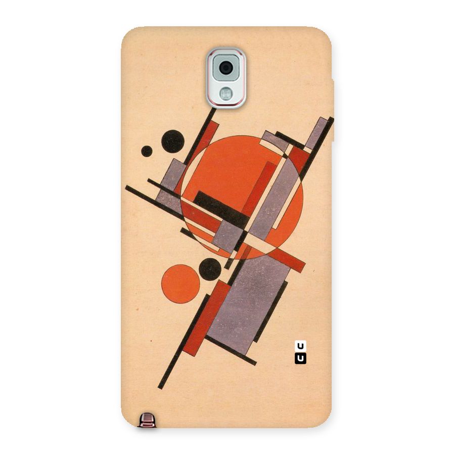 Geo Abstract Metrics Back Case for Galaxy Note 3