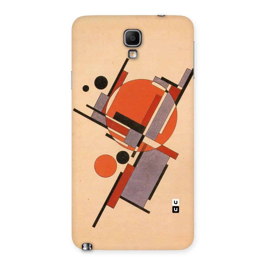Geo Abstract Metrics Back Case for Galaxy Note 3 Neo