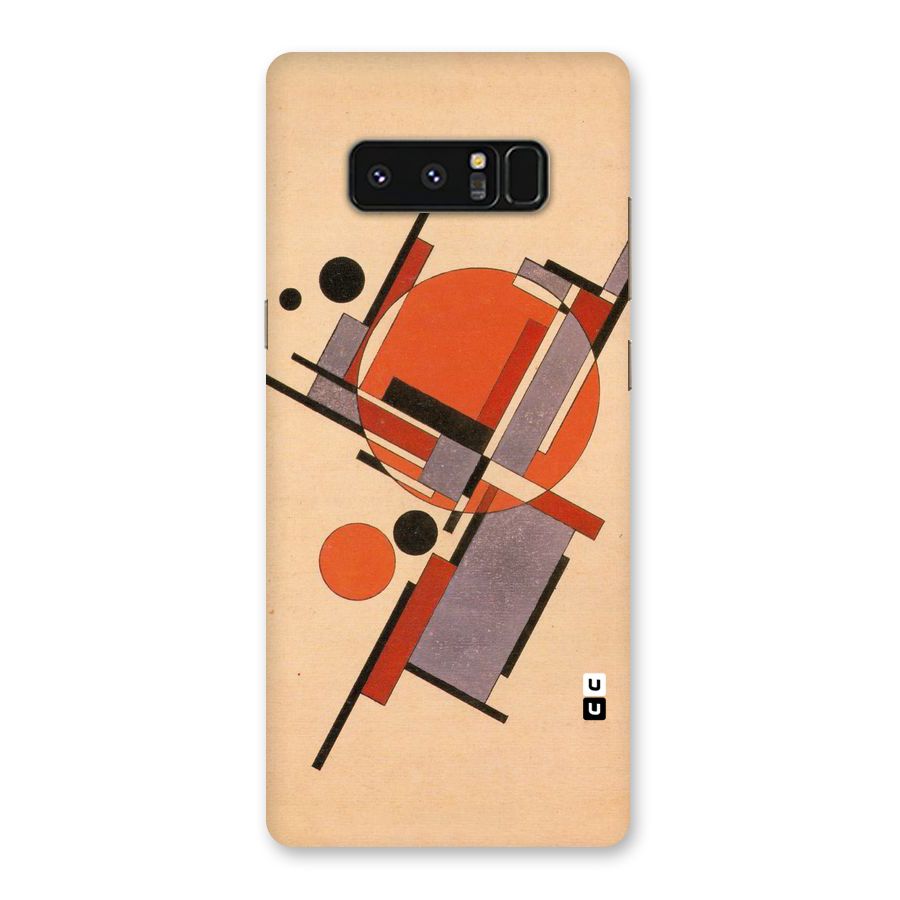 Geo Abstract Metrics Back Case for Galaxy Note 8