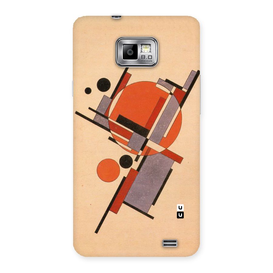 Geo Abstract Metrics Back Case for Galaxy S2