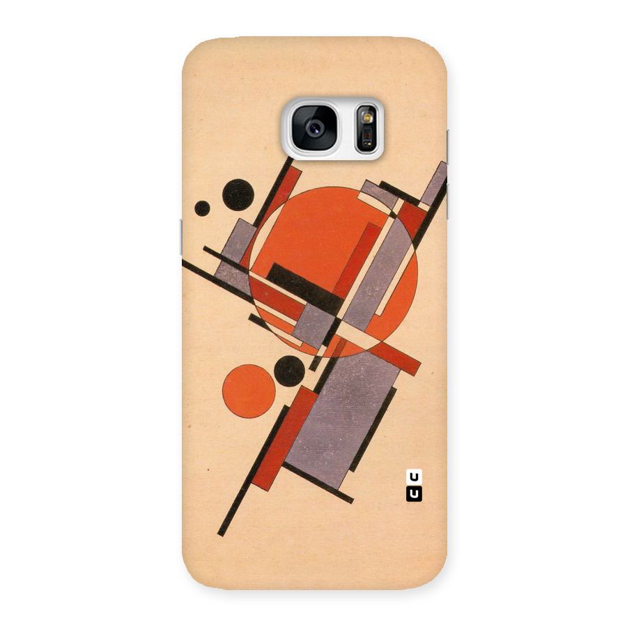 Geo Abstract Metrics Back Case for Galaxy S7 Edge