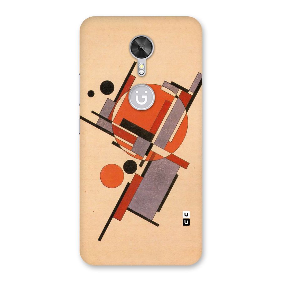 Geo Abstract Metrics Back Case for Gionee A1