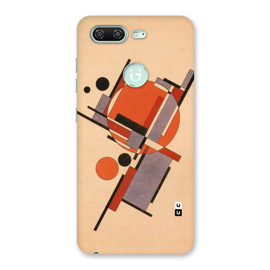 Geo Abstract Metrics Back Case for Gionee S10