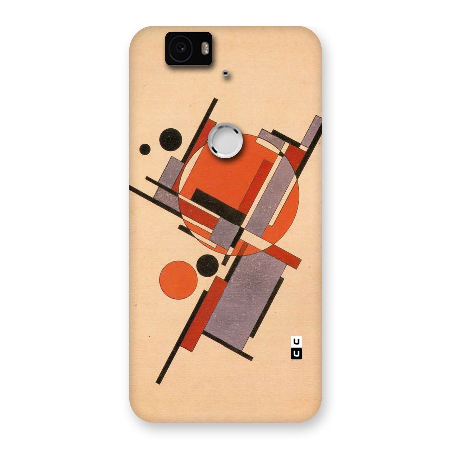 Geo Abstract Metrics Back Case for Google Nexus-6P