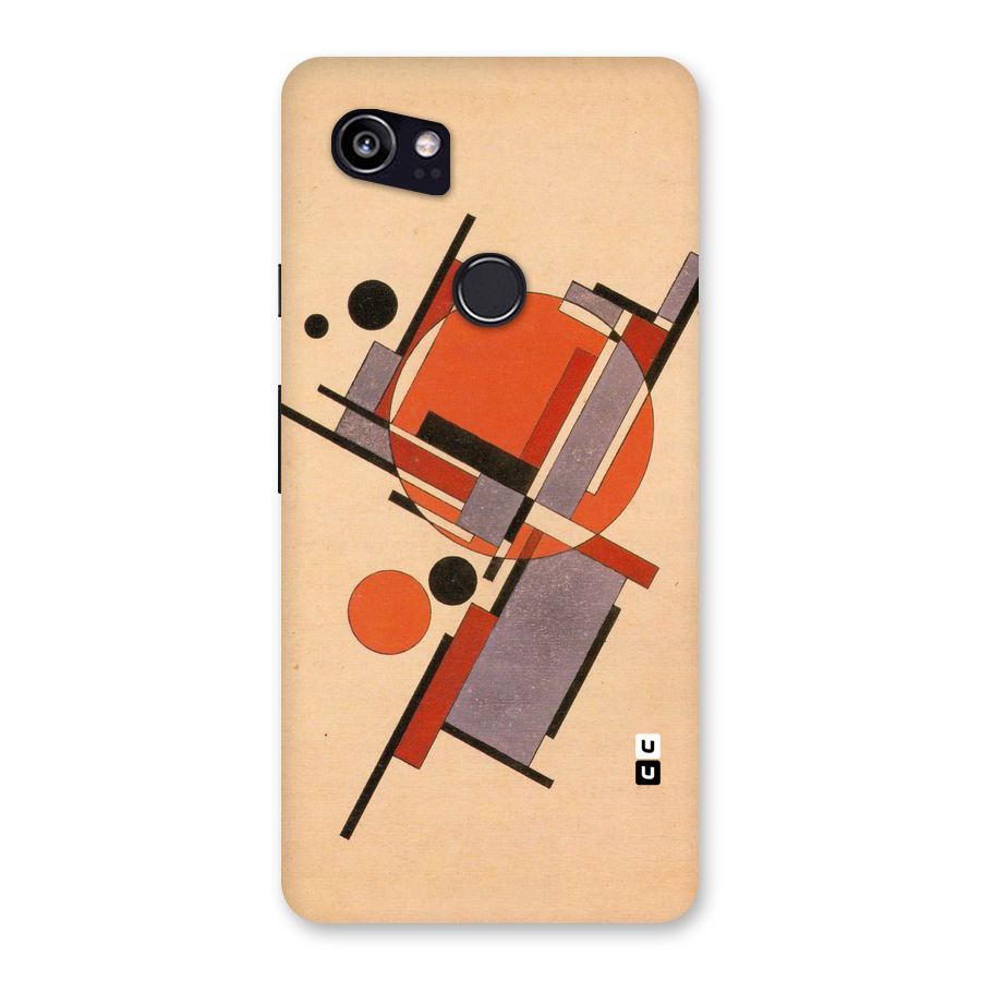 Geo Abstract Metrics Back Case for Google Pixel 2 XL
