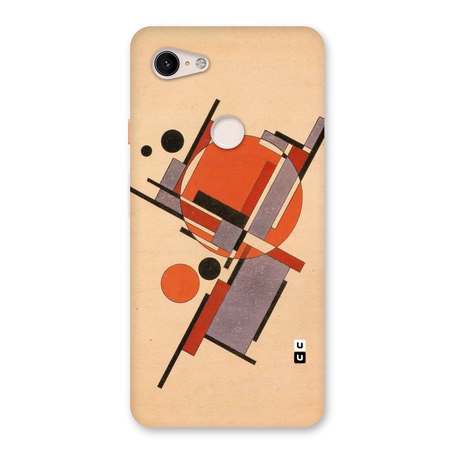 Geo Abstract Metrics Back Case for Google Pixel 3 XL