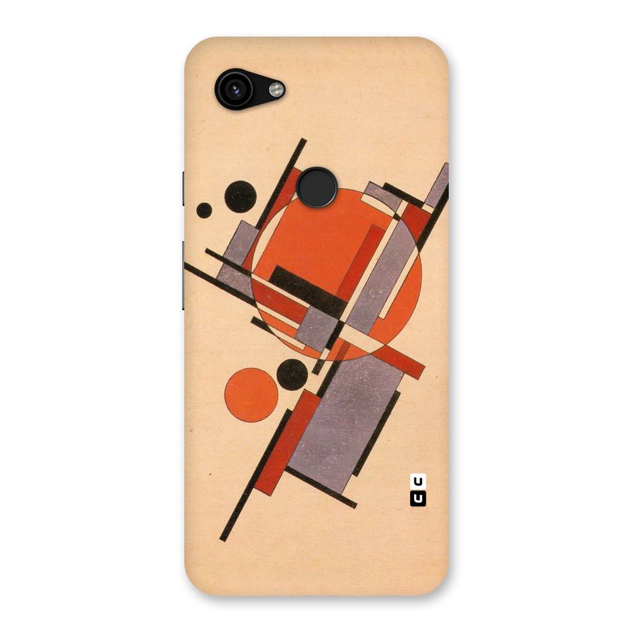 Geo Abstract Metrics Back Case for Google Pixel 3a XL