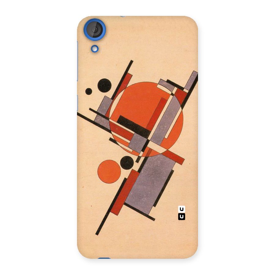 Geo Abstract Metrics Back Case for HTC Desire 820
