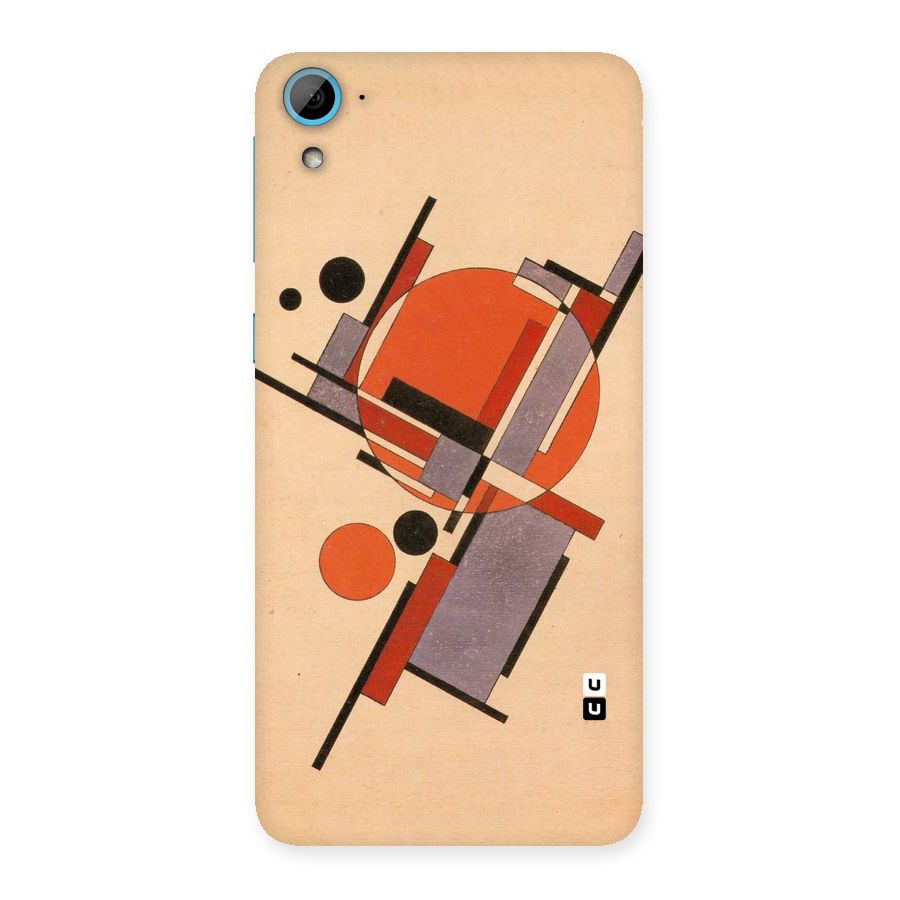 Geo Abstract Metrics Back Case for HTC Desire 826