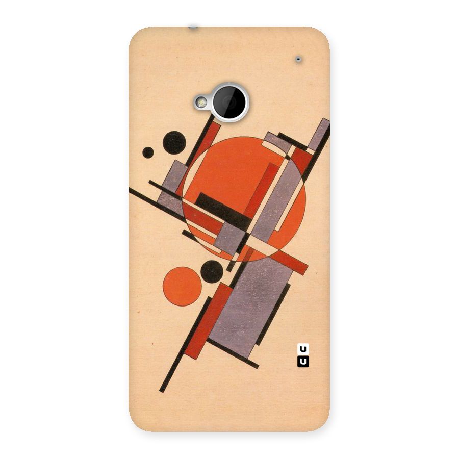Geo Abstract Metrics Back Case for HTC One M7