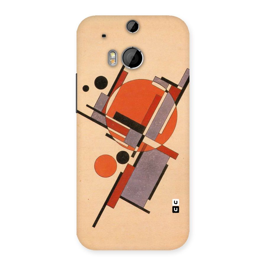 Geo Abstract Metrics Back Case for HTC One M8
