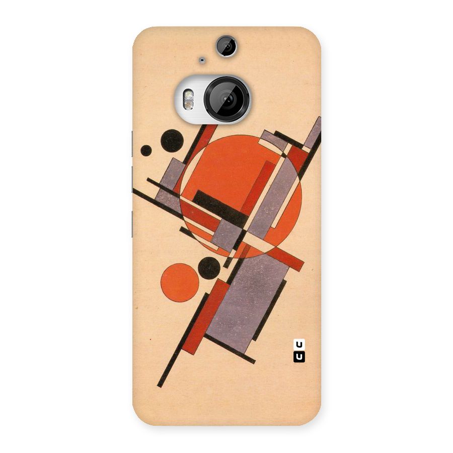 Geo Abstract Metrics Back Case for HTC One M9 Plus