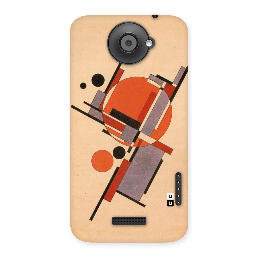 Geo Abstract Metrics Back Case for HTC One X