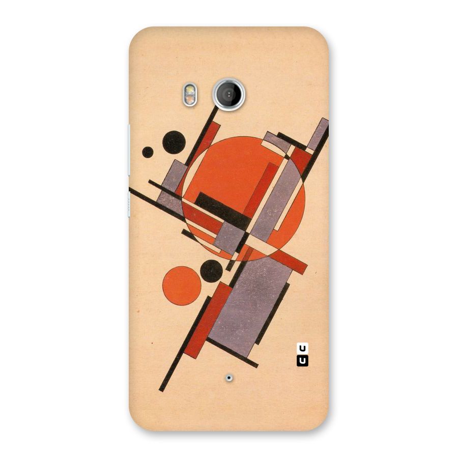 Geo Abstract Metrics Back Case for HTC U11