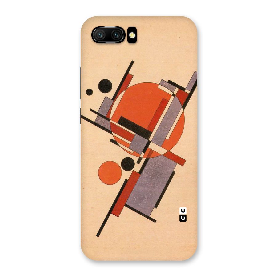 Geo Abstract Metrics Back Case for Honor 10