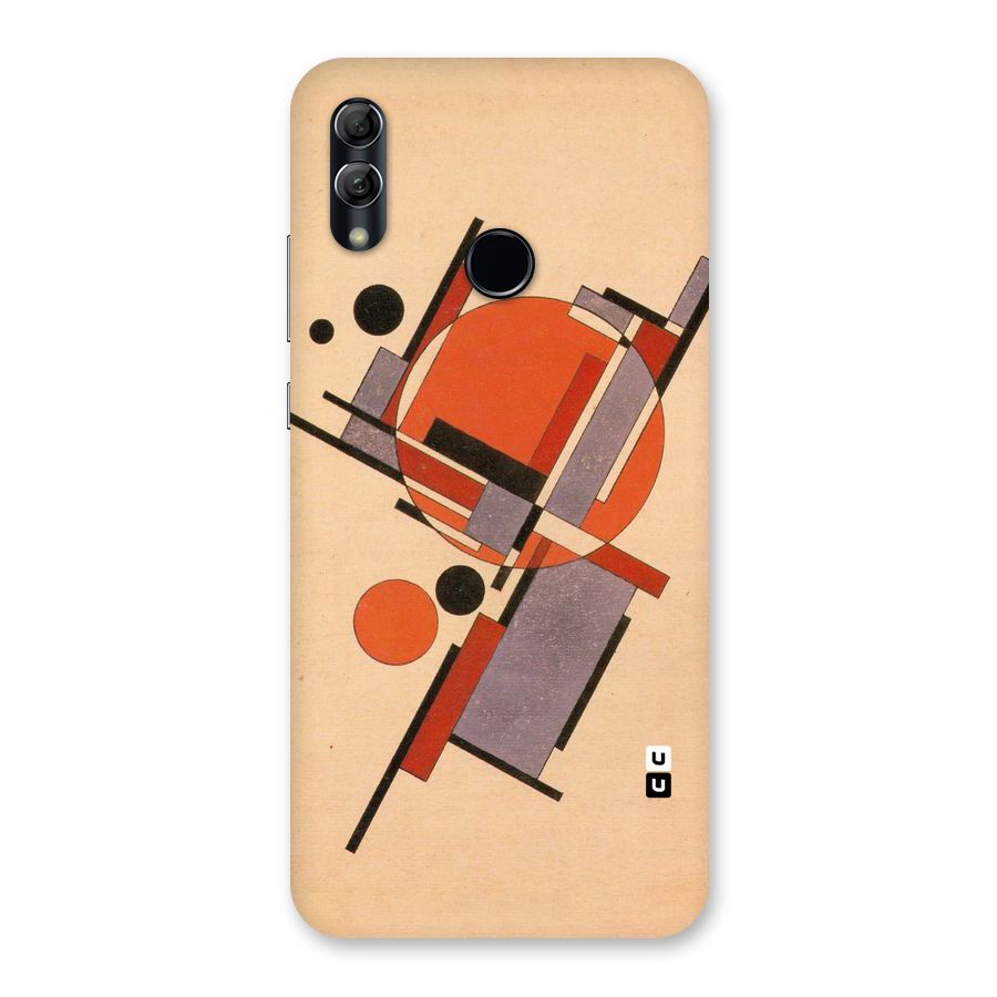 Geo Abstract Metrics Back Case for Honor 10 Lite