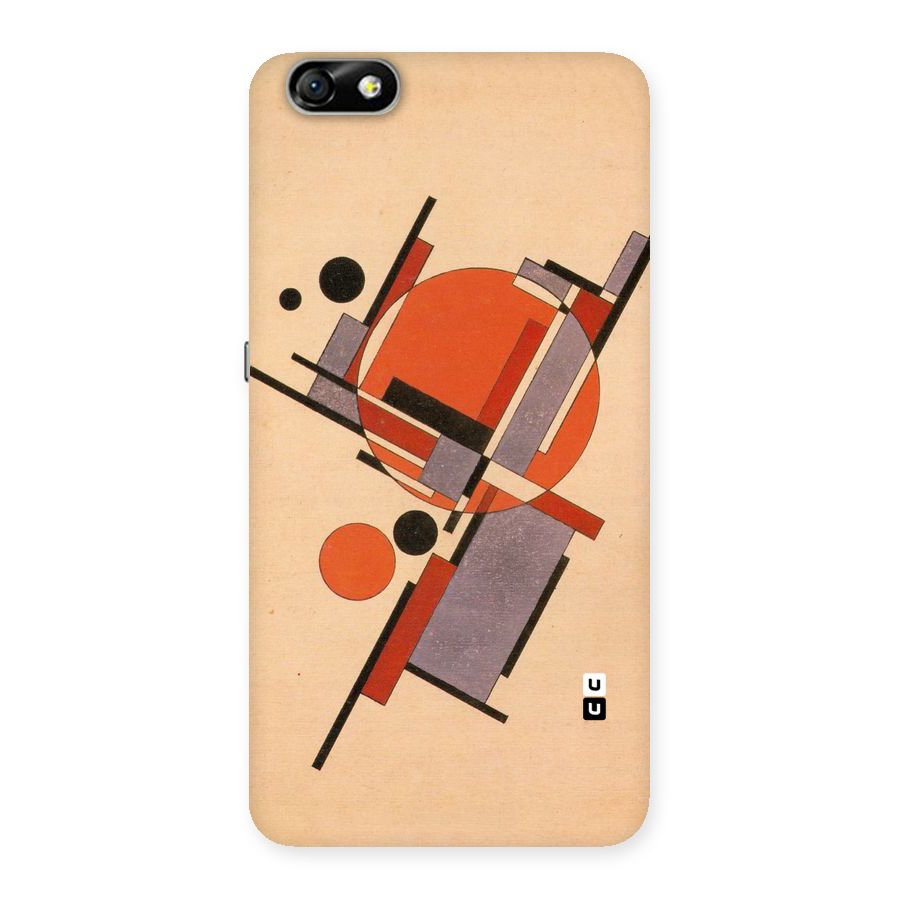 Geo Abstract Metrics Back Case for Honor 4X