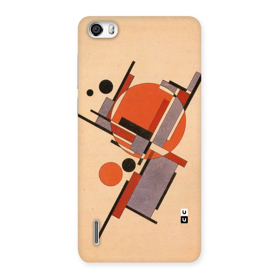 Geo Abstract Metrics Back Case for Honor 6