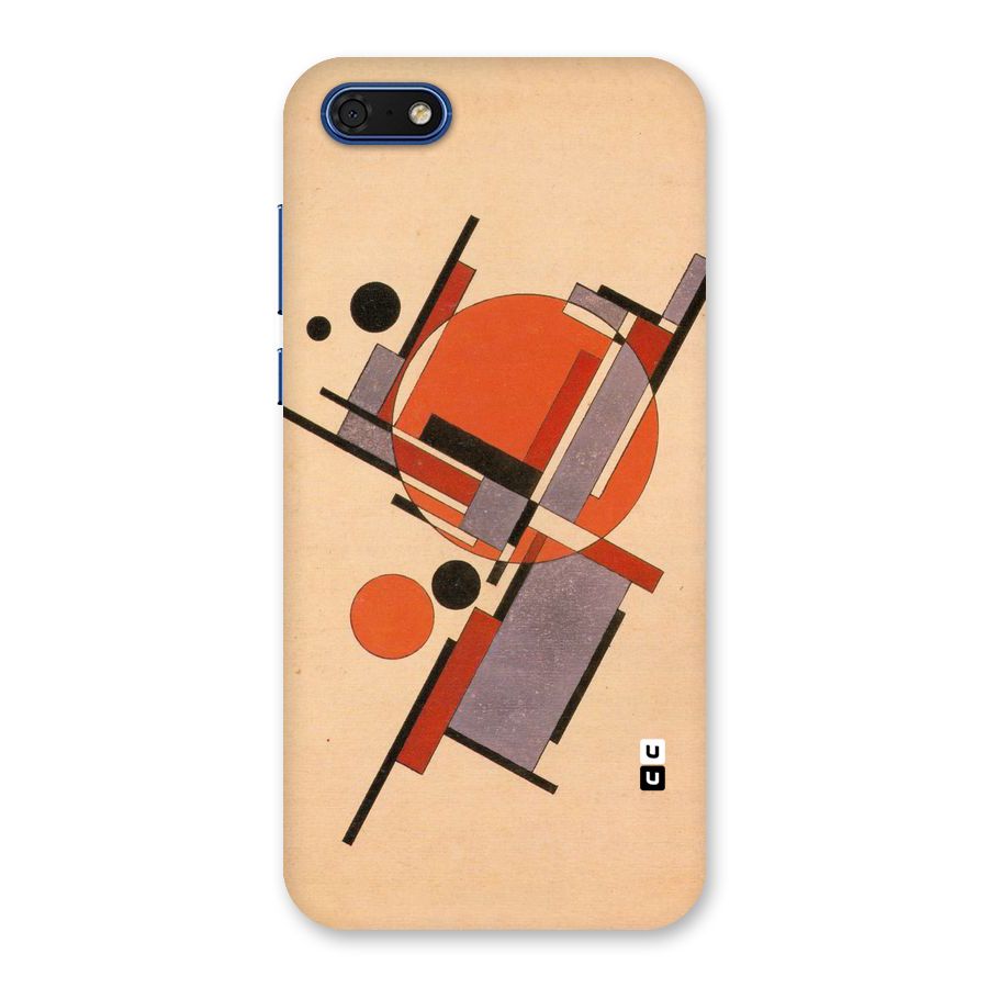 Geo Abstract Metrics Back Case for Honor 7s