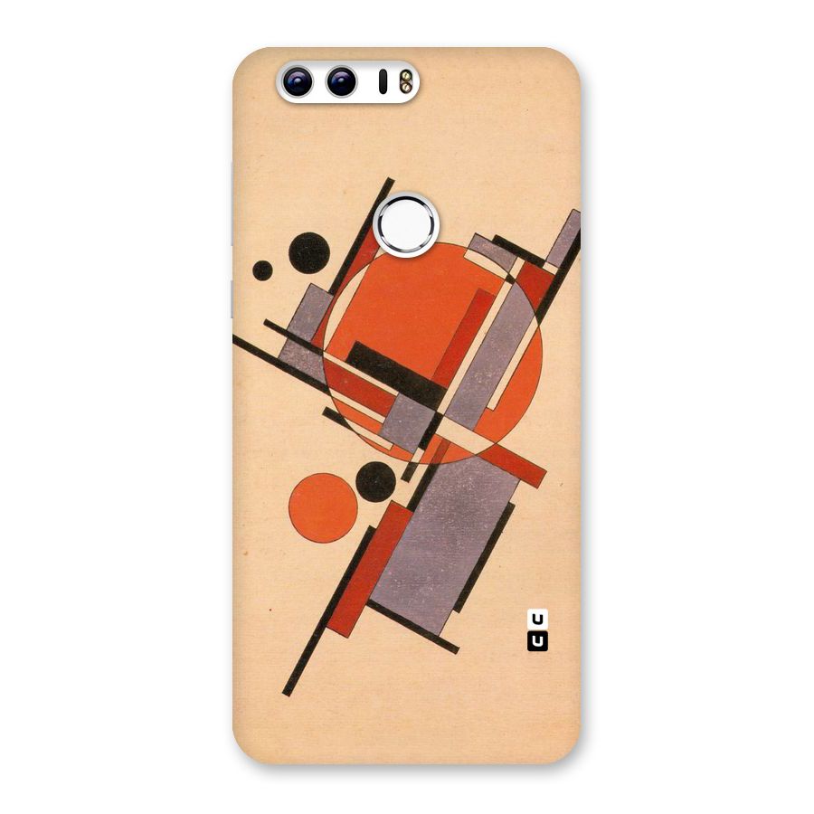 Geo Abstract Metrics Back Case for Honor 8