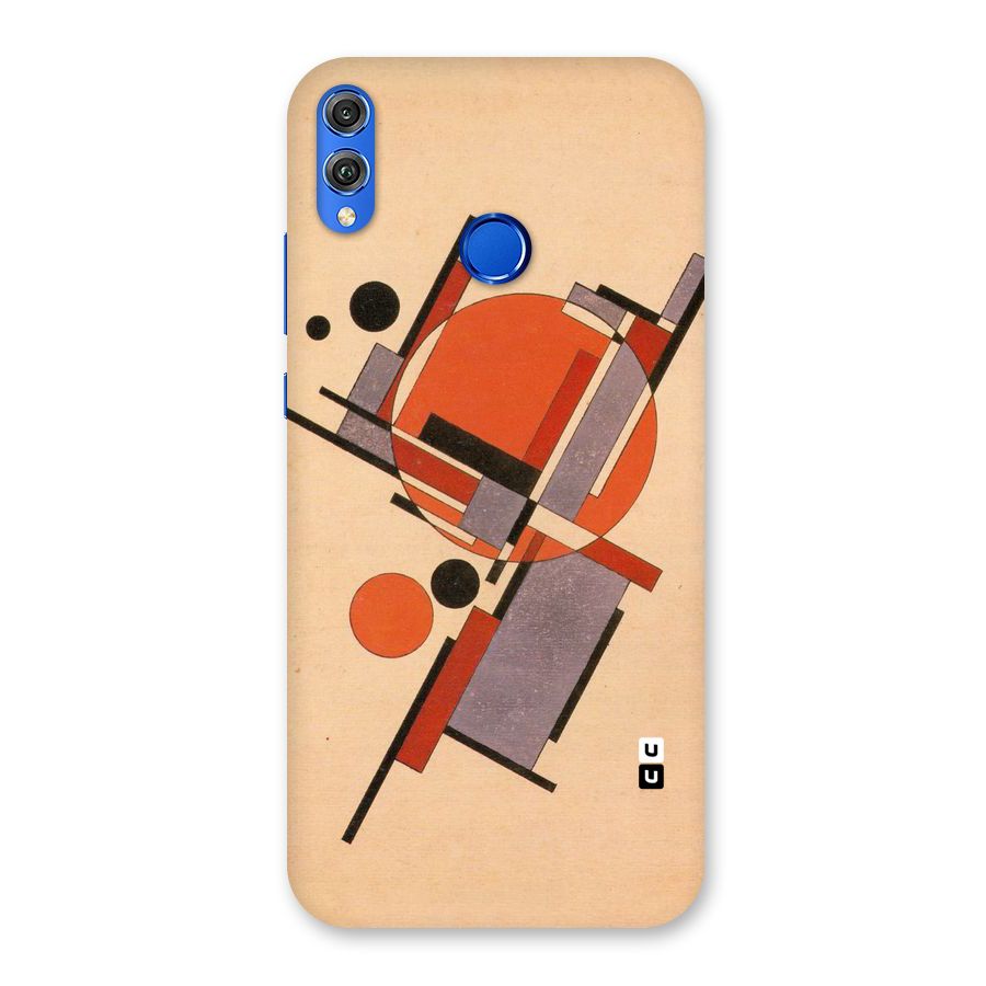 Geo Abstract Metrics Back Case for Honor 8X
