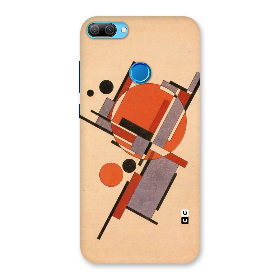 Geo Abstract Metrics Back Case for Honor 9N