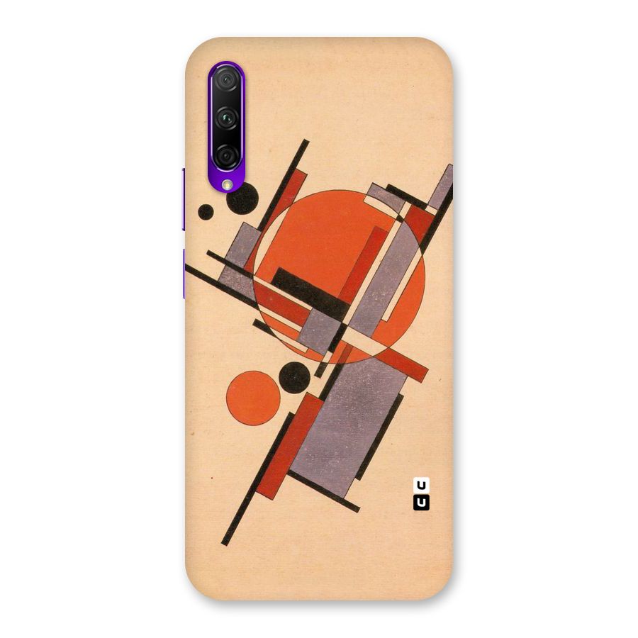 Geo Abstract Metrics Back Case for Honor 9X Pro