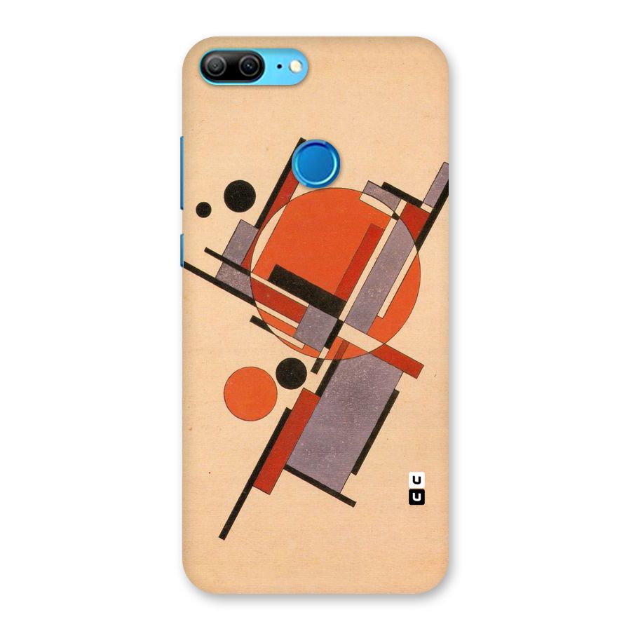 Geo Abstract Metrics Back Case for Honor 9 Lite