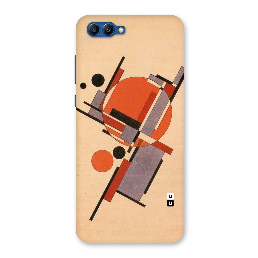 Geo Abstract Metrics Back Case for Honor View 10