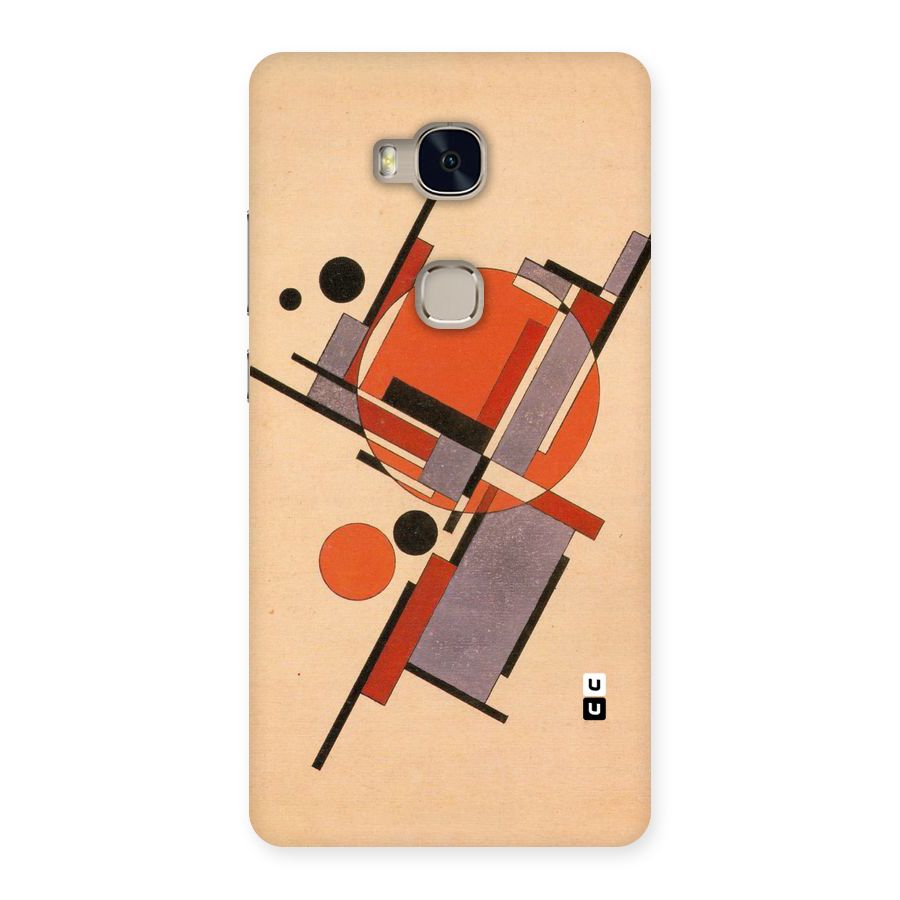 Geo Abstract Metrics Back Case for Huawei Honor 5X