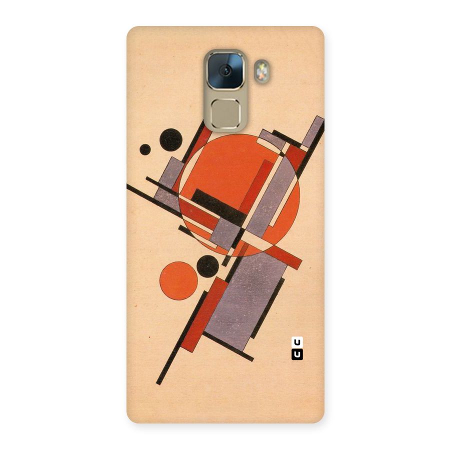 Geo Abstract Metrics Back Case for Huawei Honor 7