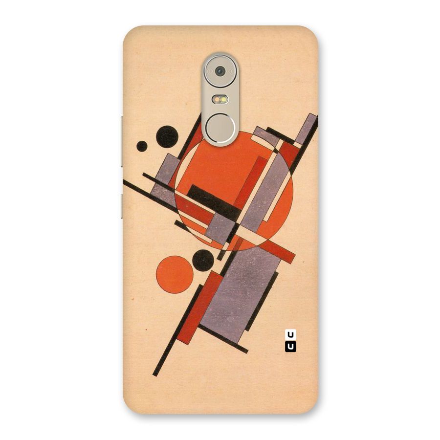 Geo Abstract Metrics Back Case for Lenovo K6 Note