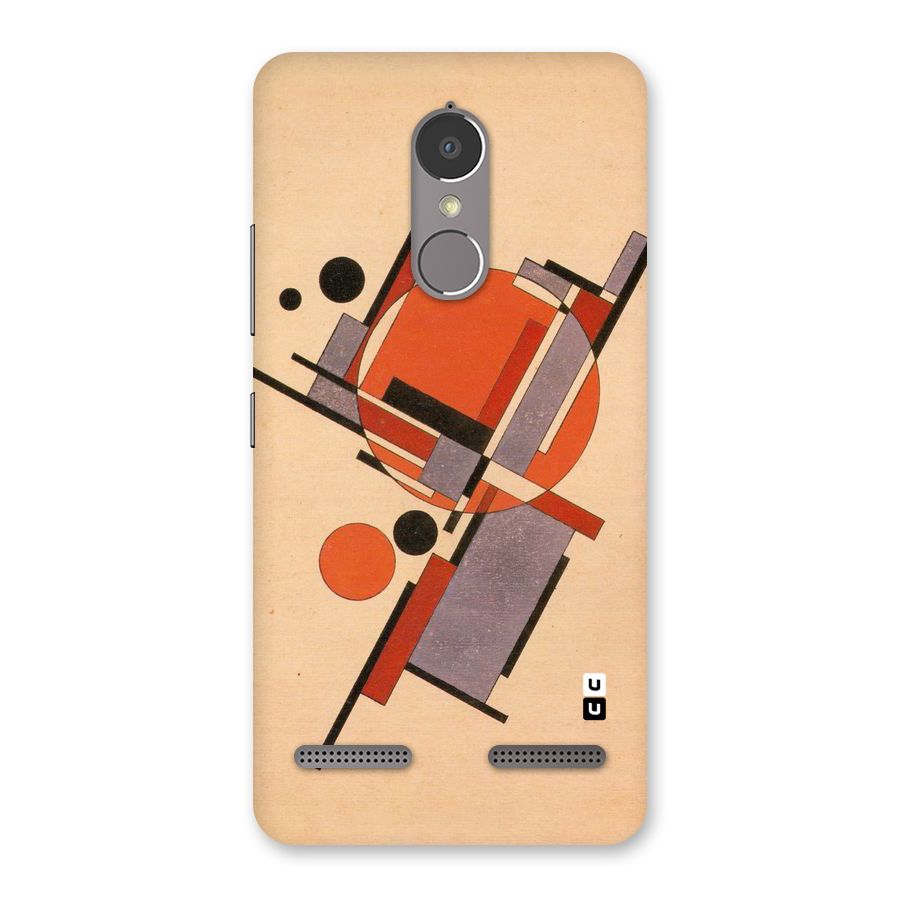 Geo Abstract Metrics Back Case for Lenovo K6 Power