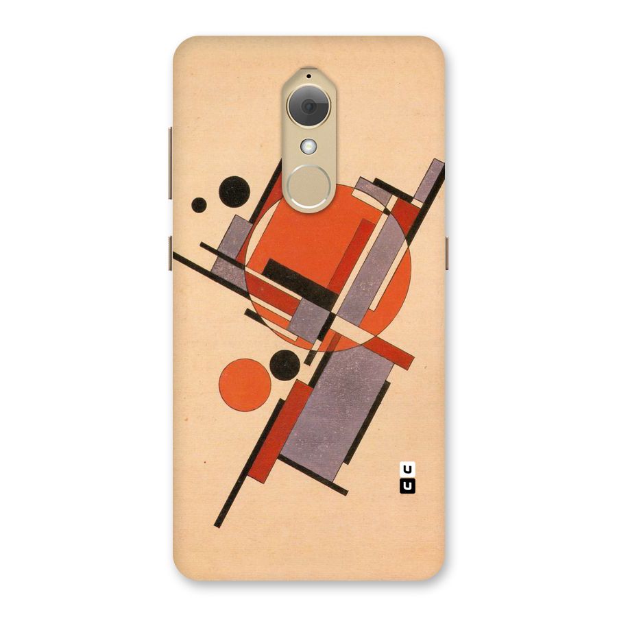 Geo Abstract Metrics Back Case for Lenovo K8
