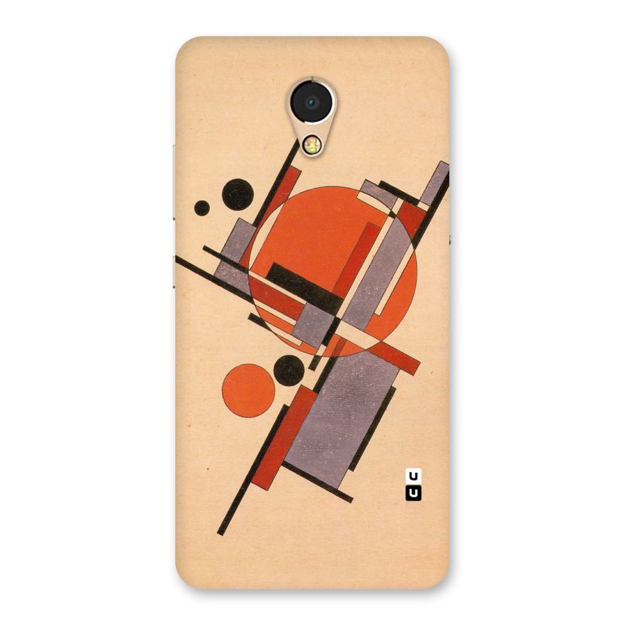Geo Abstract Metrics Back Case for Lenovo P2