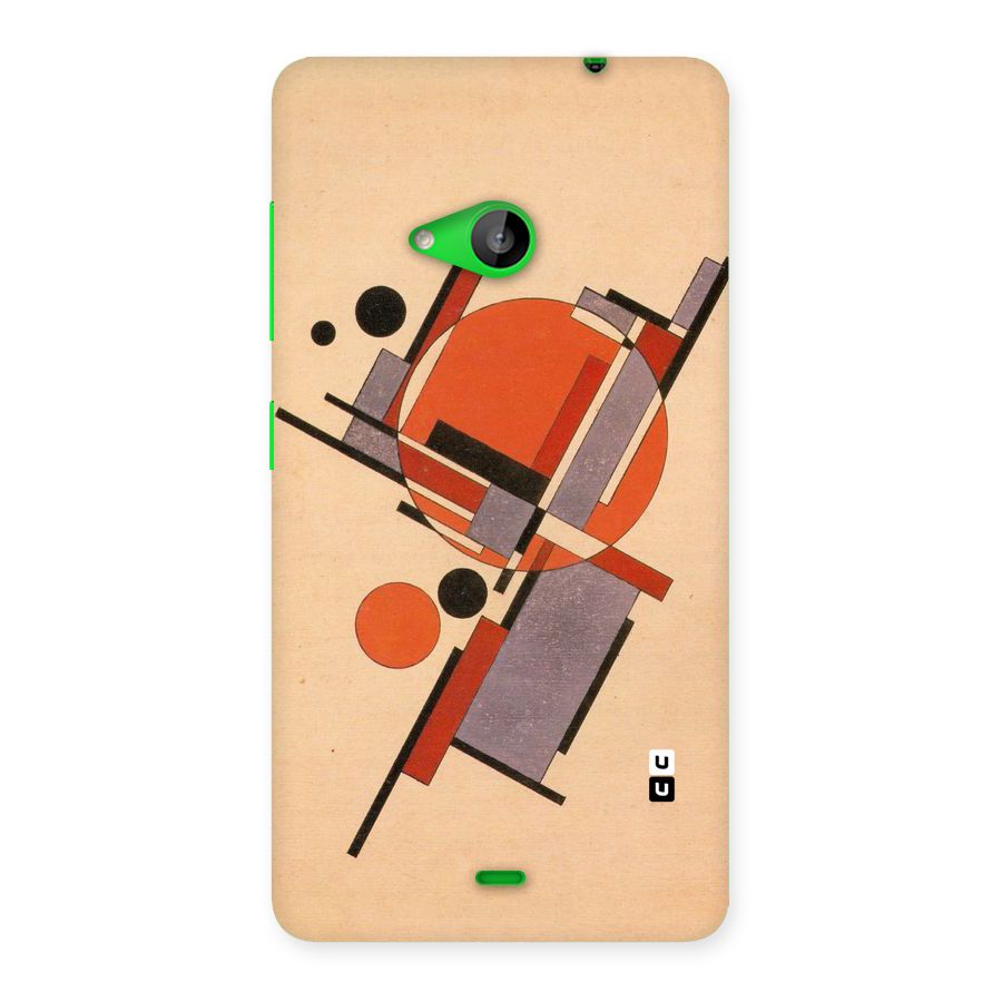 Geo Abstract Metrics Back Case for Lumia 535