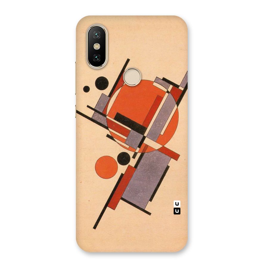 Geo Abstract Metrics Back Case for Mi A2