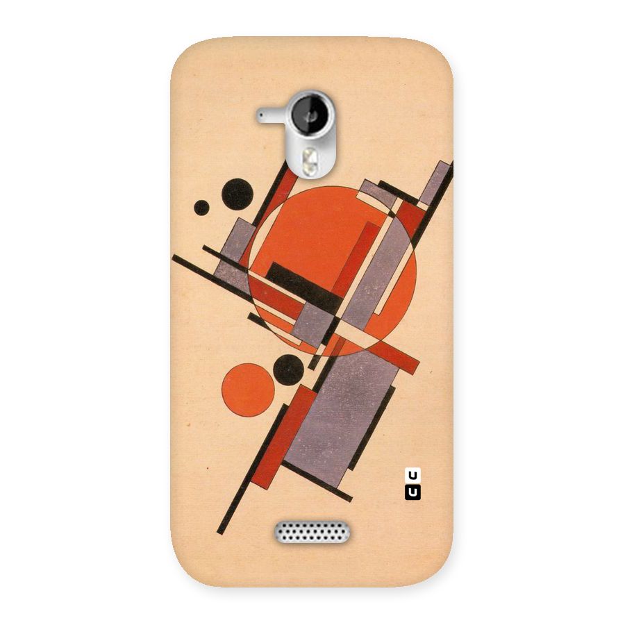 Geo Abstract Metrics Back Case for Micromax Canvas HD A116