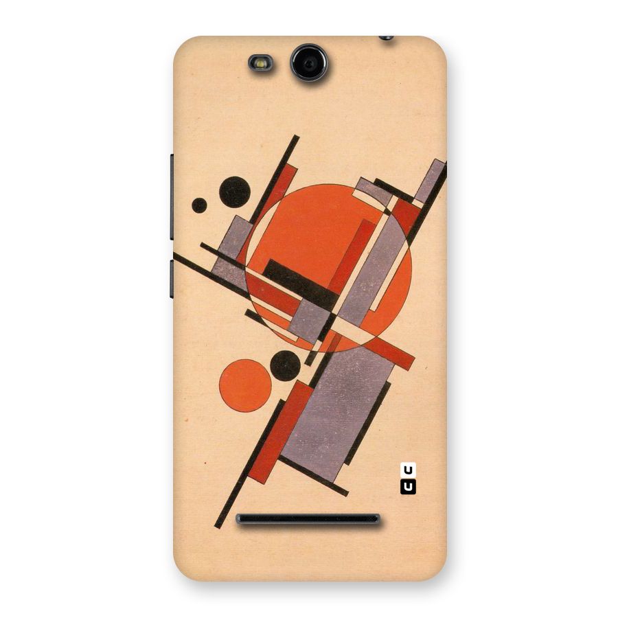 Geo Abstract Metrics Back Case for Micromax Canvas Juice 3 Q392