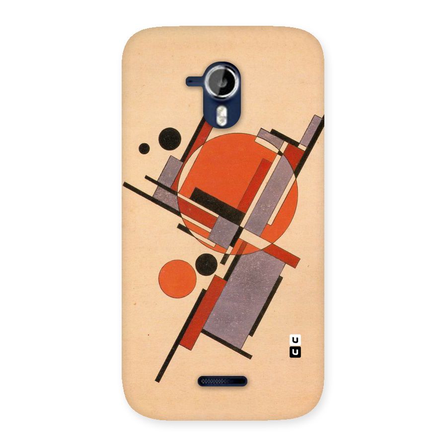 Geo Abstract Metrics Back Case for Micromax Canvas Magnus A117