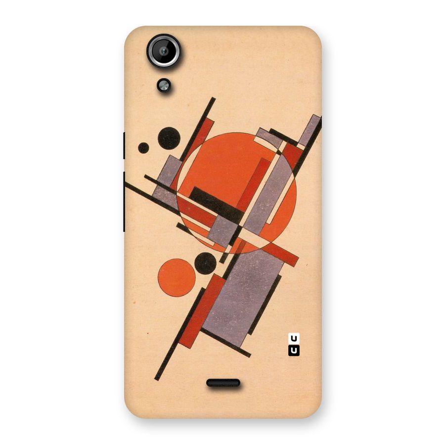 Geo Abstract Metrics Back Case for Micromax Canvas Selfie Lens Q345