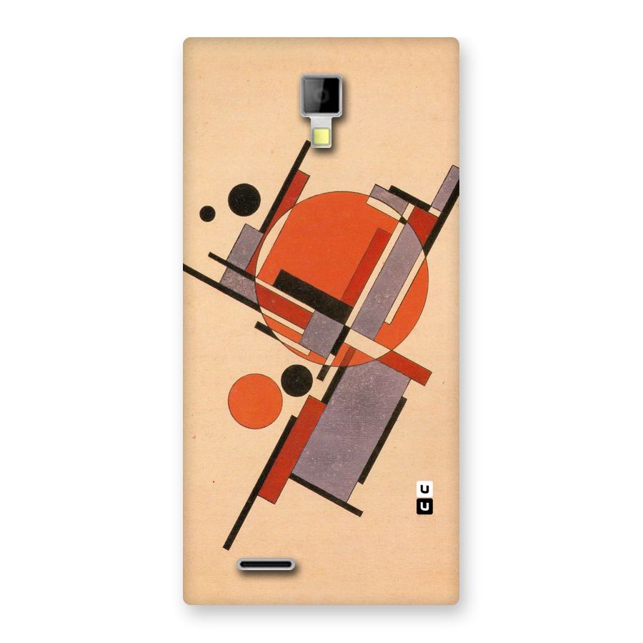 Geo Abstract Metrics Back Case for Micromax Canvas Xpress A99