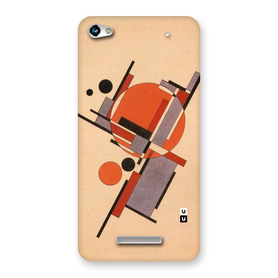 Geo Abstract Metrics Back Case for Micromax Hue 2