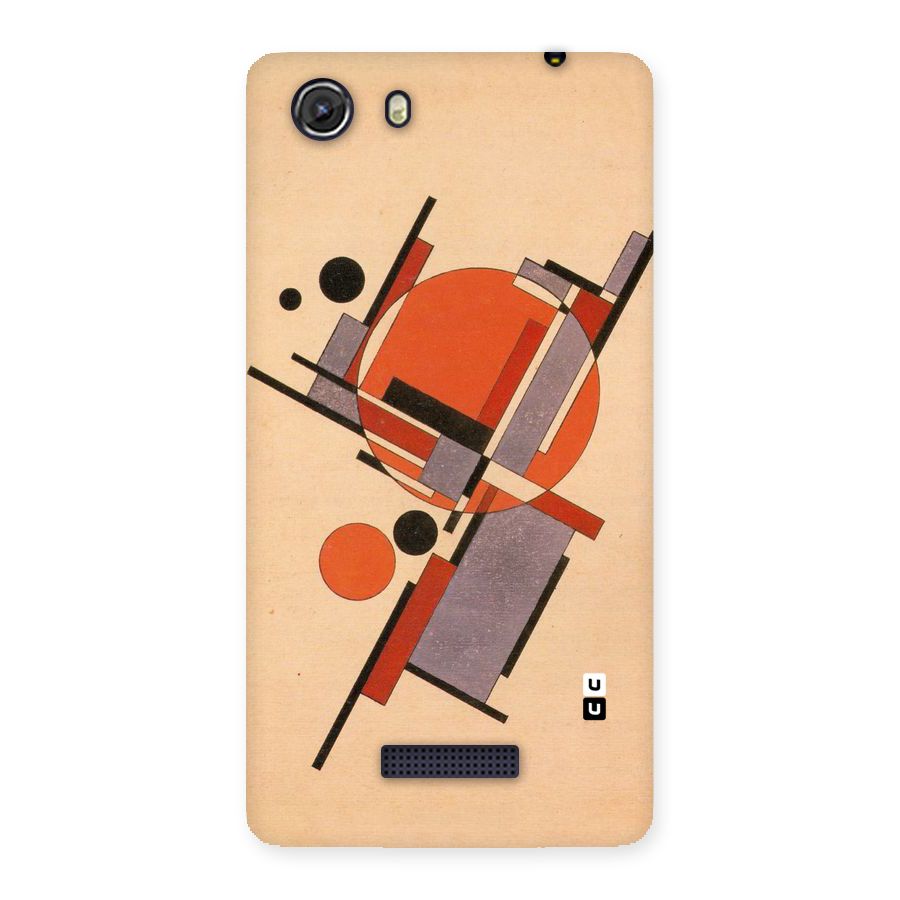 Geo Abstract Metrics Back Case for Micromax Unite 3